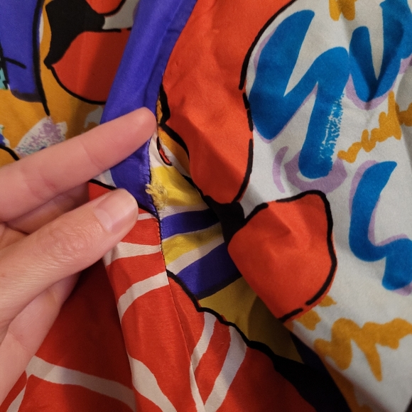 Vintage Carol Horn Workshop 100% Silk Blazer Ocean Cruise 80s - Picture 11 of 14